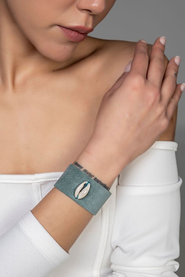 Süet Deri Bileklik - 1