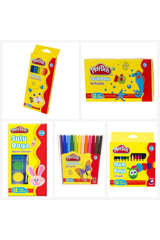 Öğrenci Boyama Seti 5 Parça - 1