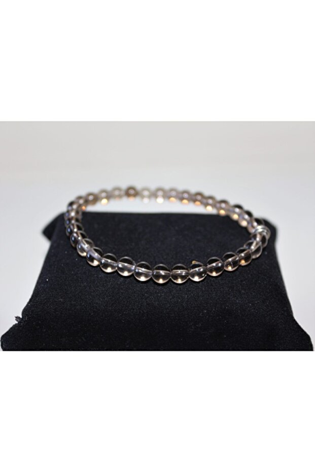 6 Mm Smokey Quartz Bracelet