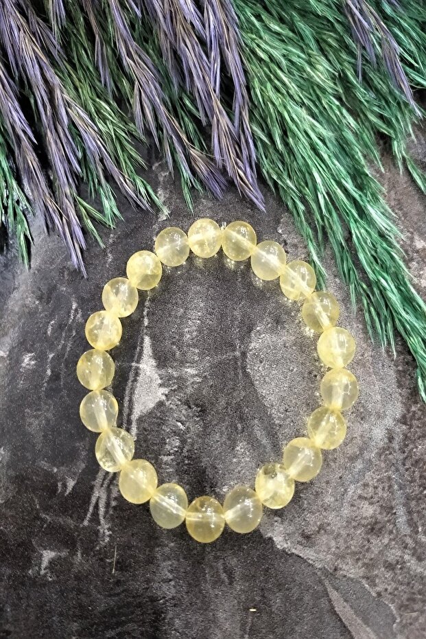 Citrine (coin)stone Natural Stone Bracelet