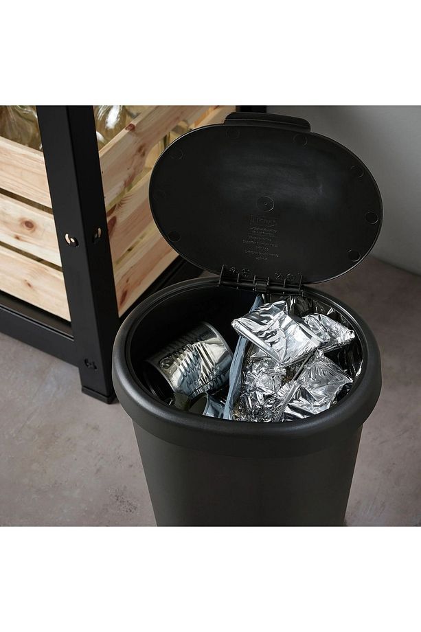 plastik çöp kovası, çöp kutusu, sıvı atık, katı atık kutusu 8 litre - 4