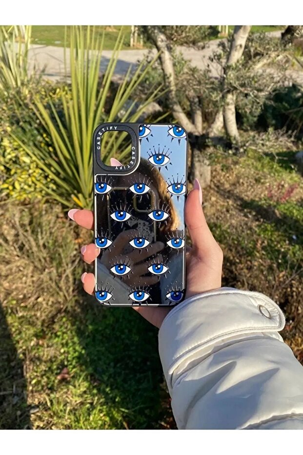 حافظة هاتف مقاومة للصدمات منقوشة ومتوافقة مع هاتف آيفون 11 - 1