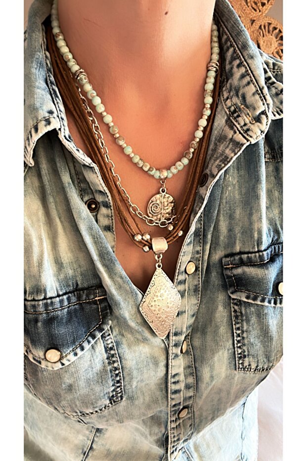 Boho New Kolye Set - 1