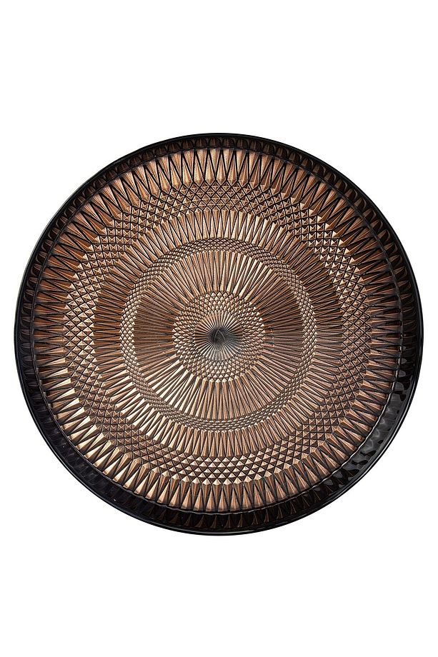 STD Palermo Cam Tepsi Bakır 32 Cm Klasik - 2