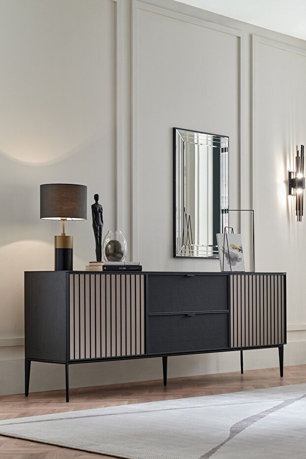 Riga Modern Konsol - Siyah - 1