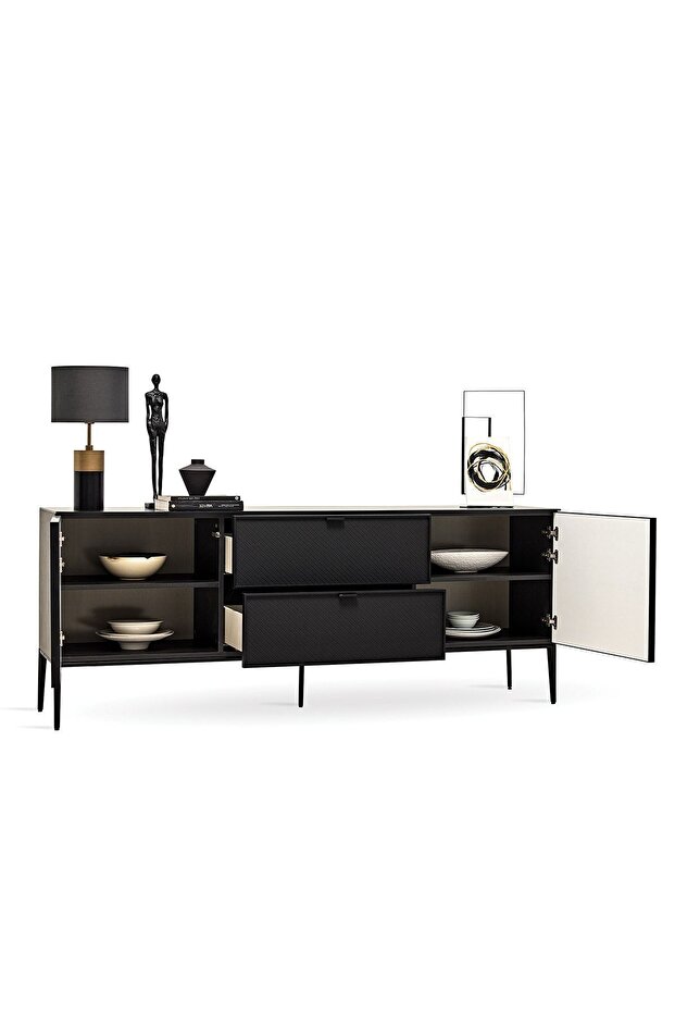 Riga Modern Konsol - Siyah - 5