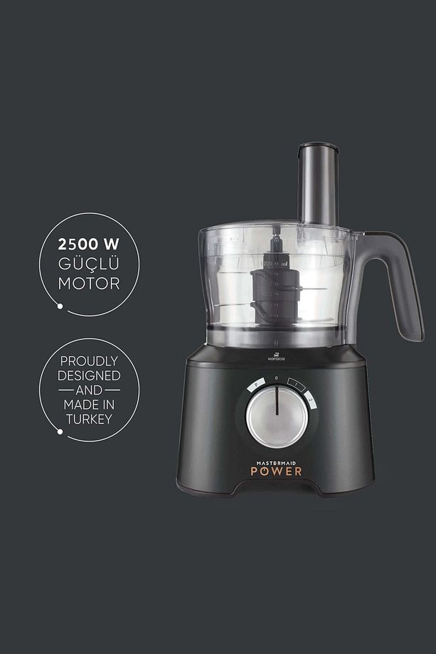 Mastermaid Power Max 11 In 1 Mutfak Robotu Shiny Black 2500 W - 5