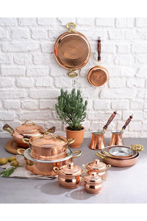 Antik Bakır Cezve - L - 6