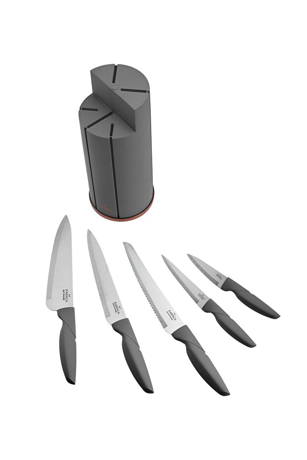 Modern Çelik Proofcut Gray 6 Parça Bıçak Seti - 3