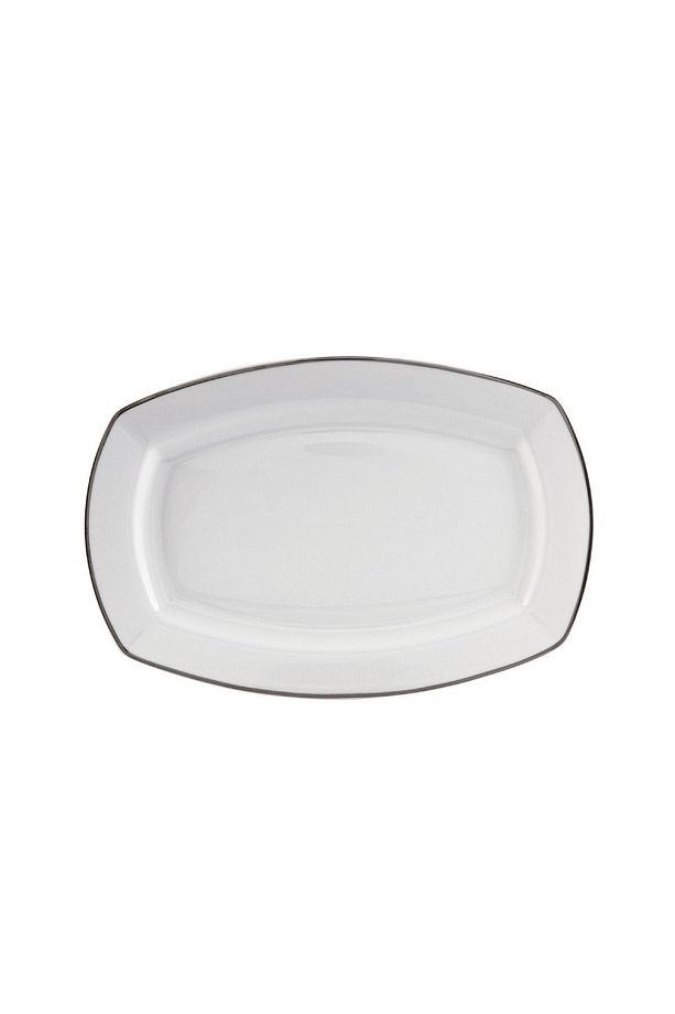 New Bone Tanya Platin 60 Parça 12 Kişilik Yemek Takımı Kare - 7