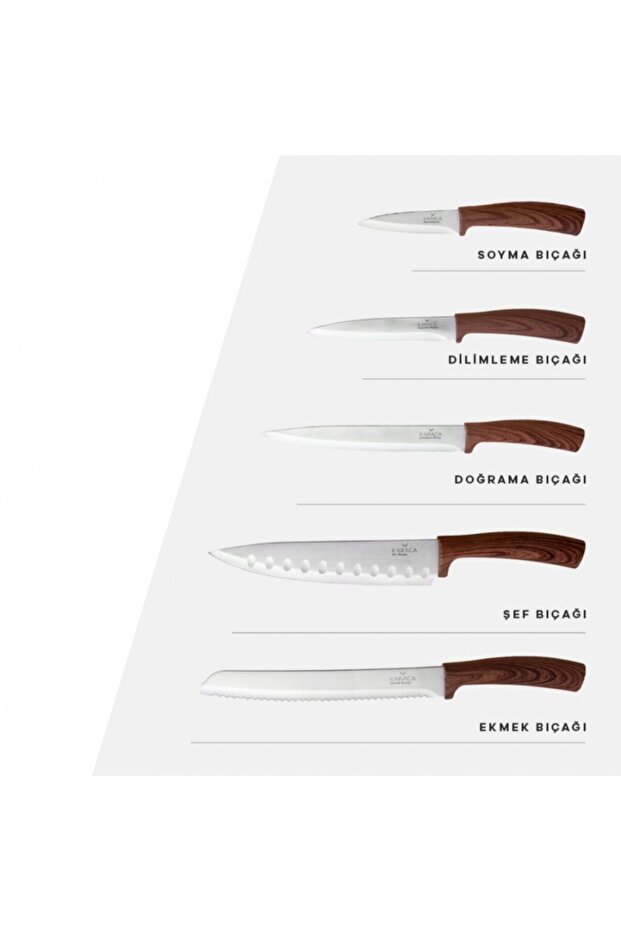 Pro Chef 5 Parça Bıçak Seti - 2