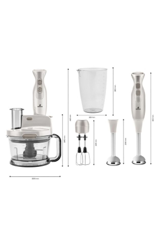 Pro-multimax Mutfak Robotu/Blender Seti Iconic Beige 2000 W - 7