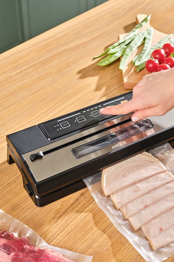 Seal and Fresh İnox Vakum Makinesi 5 Adet Poşet ve 1 Adet Rulo Hediyeli - 6