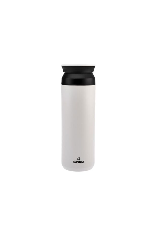 Rainbow Krem Paslanmaz Çelik Termos 500ml (8 SAATE KADAR SICAK/SOĞUK TUTMA) - 4