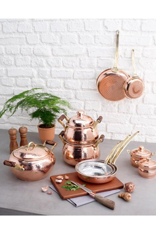 Antik Bakır Cezve - L - 5