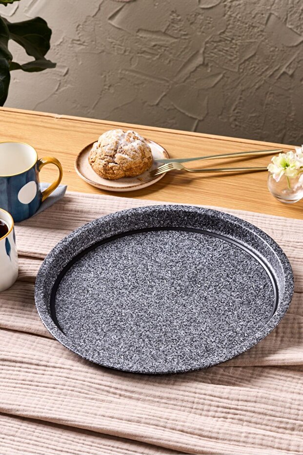 Henry Metal Tepsi Siyah 35 Cm - 1