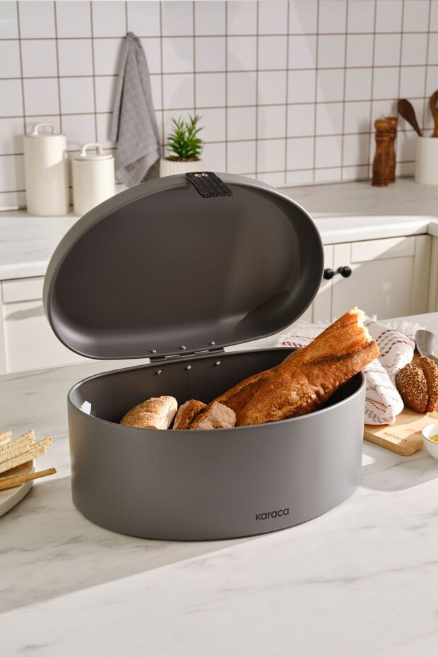 Gray Mensa Bread Box - 3