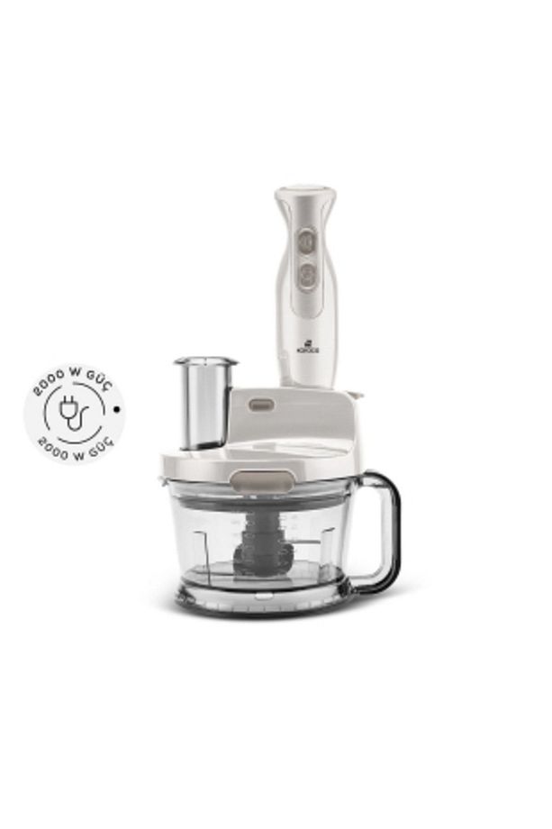 Pro-multimax Mutfak Robotu/Blender Seti Iconic Beige 2000 W - 6
