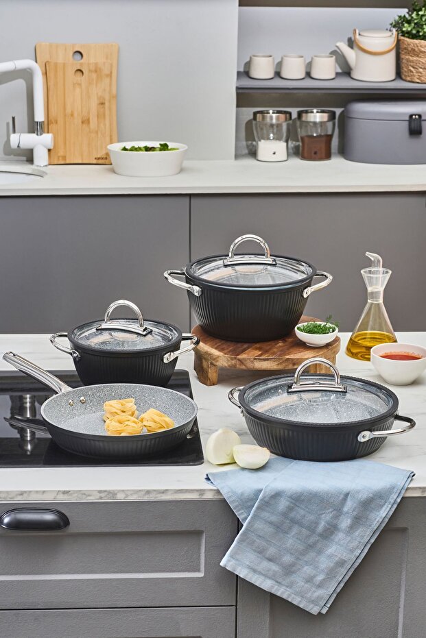 Biogranit Lopus 7 Piece Cookware Set