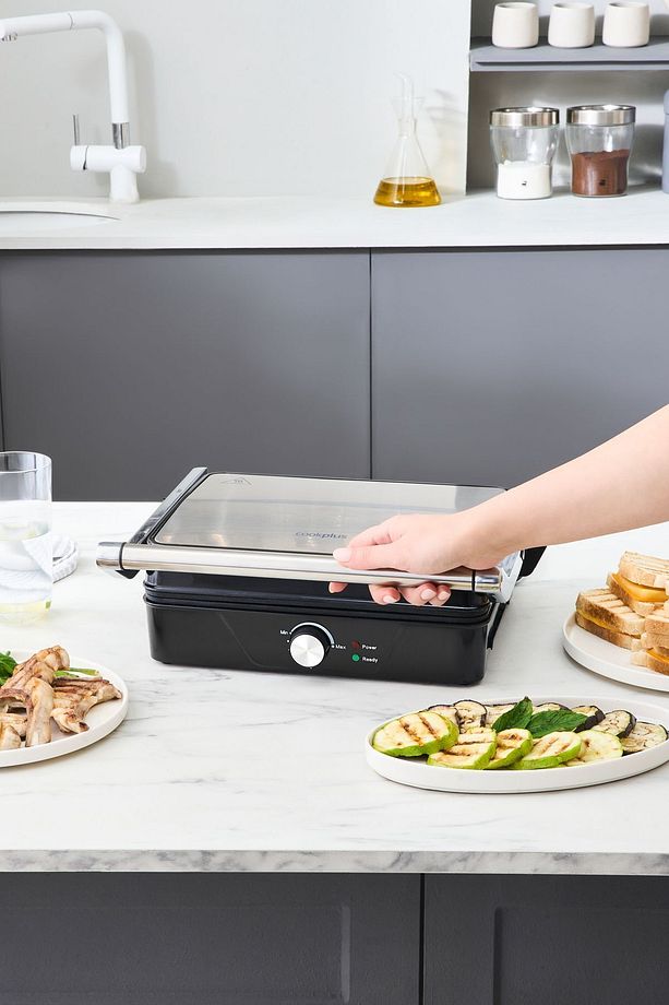 X Inox 2000w Izgara Ve Tost Makinesi 4 Dilim - 6