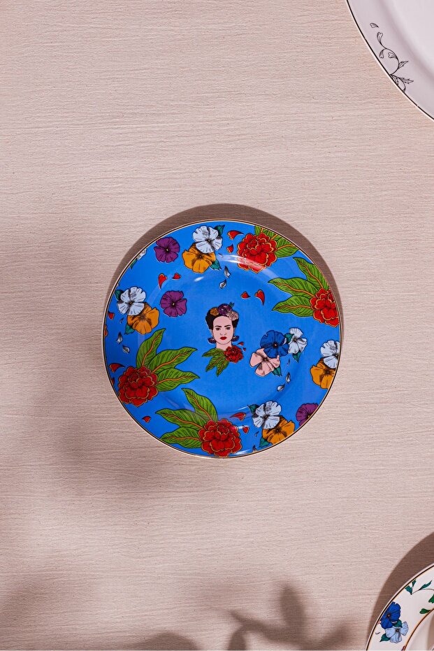 Frida Pasta Tabağı Mavi 19 cm - 1