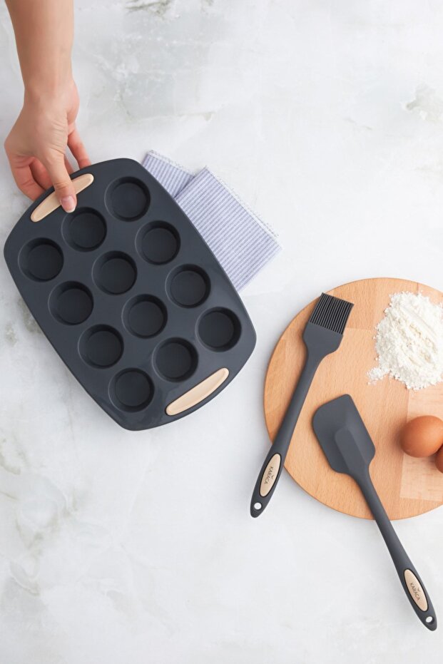 قالب كيك المافن فليكس 3 قطع - 3