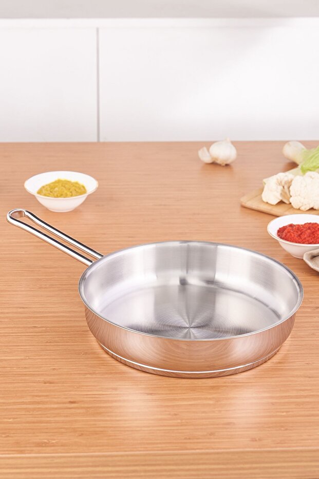 Grace Indüksiyon Tabanlı Çelik Tava 24 Cm - 1