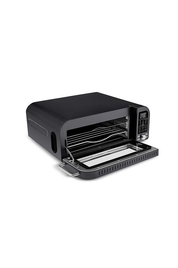Multicrust Artisan Retro Pizza Makinesi ve Airfryer Mat Siyah - 8