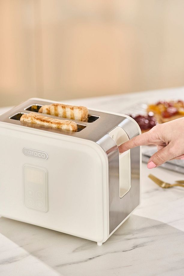 Multicrust Retro Ekmek Kızartma Makinesi Cream - 3