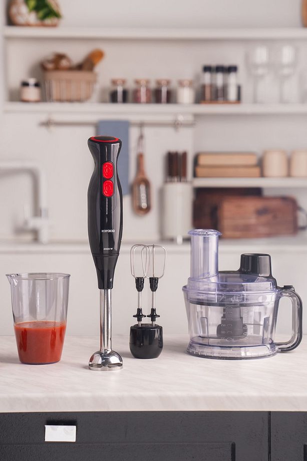 Pro Multimax 6 in 1 Çok Amaçlı Mutfak Robotu/Blender Seti Black - 2