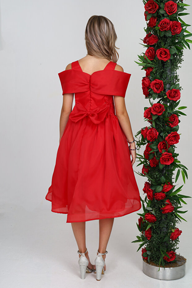 Çocuk Doğum Günü Parti Elbisesi Abiye Elbise - 8