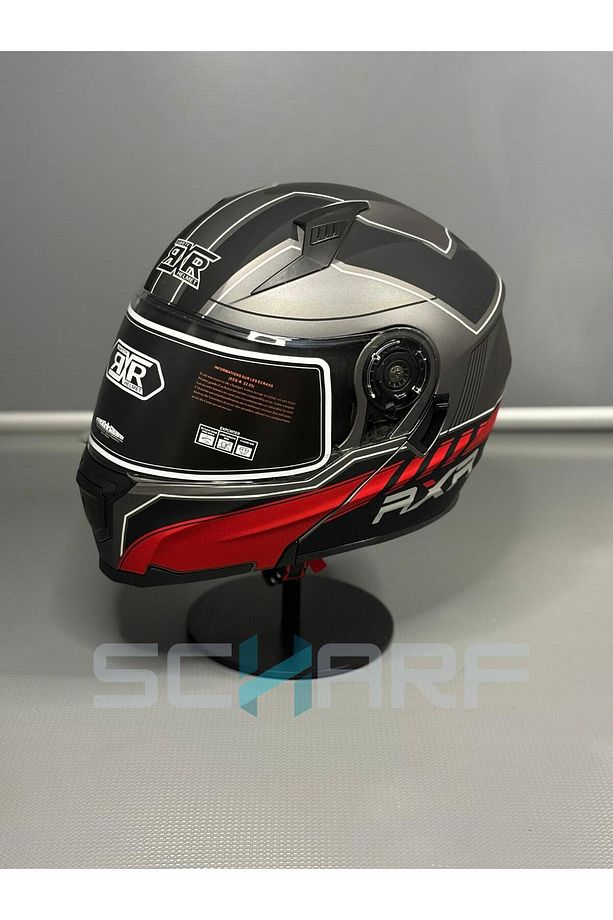 RXR HELMETS JK-908 Güneş Vizörlü Çene Açılır Kask - 2