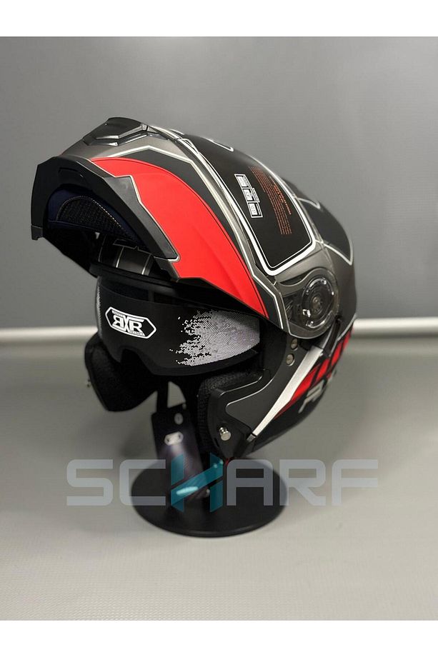 RXR HELMETS JK-908 Güneş Vizörlü Çene Açılır Kask - 7