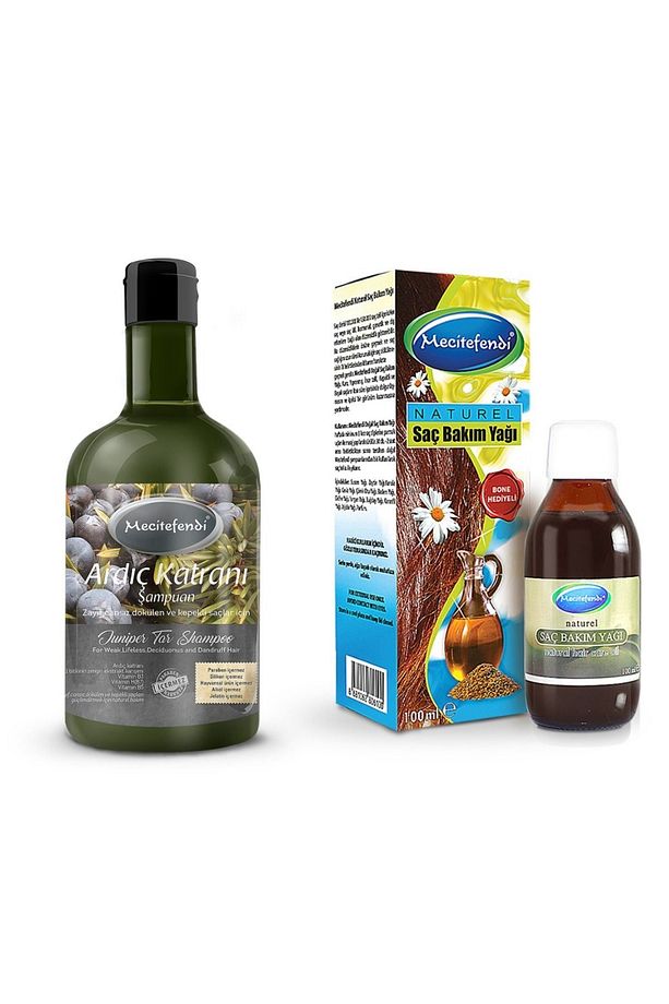 Ardıç Katranı Şampuan 400 ml (1 Adet)+ Saç Bakım Yağı (1 Adet) - 1