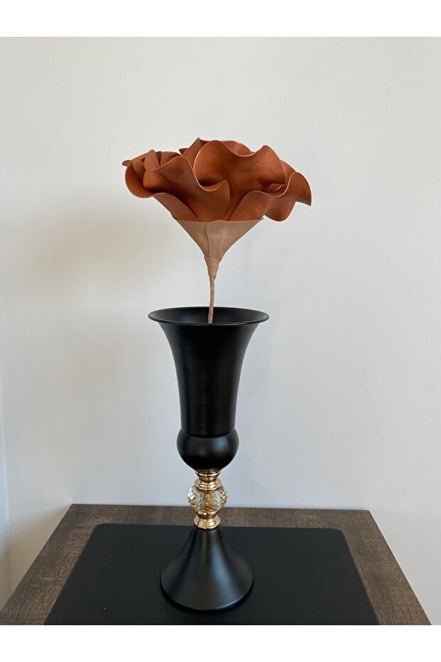 Decorative Handmade Luxury Latex Eva Artificial Flower (EXCEPT VASE) - Copper - Foam Flower