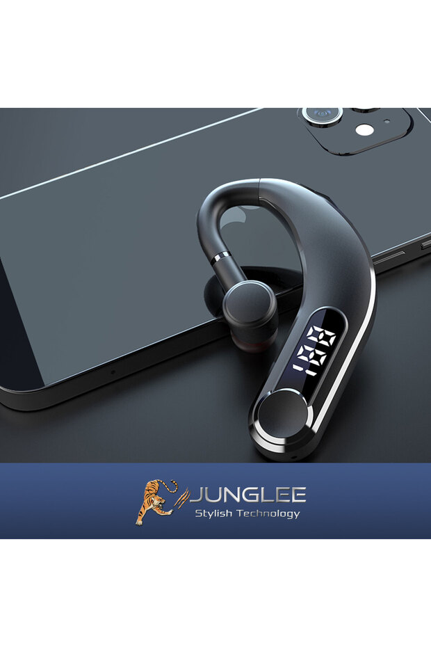 Mikrofonlu Kablosuz Tek Bluetooth Kulaklık Uzun Şarj Süresi Sporcu Ve Konuşma Ve Müzik Dinleme - 6