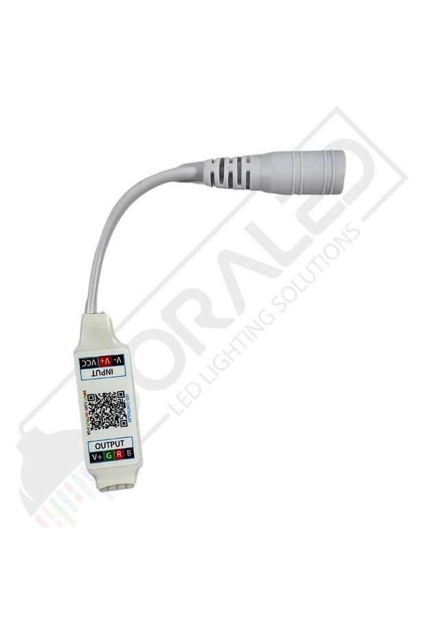 Bluetooth Cep Telefonundan Rgb Şerit Led Kontrol Modülü 6a 5-24v - 6
