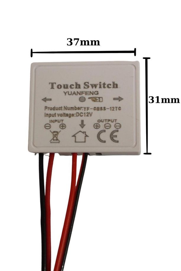 12 Volt 3 Amper Dokunmatik (Touch) Ayna Arkası Sensör Beyaz Ayna Lambası Banyo Aynası Mobilya Sensör - 3