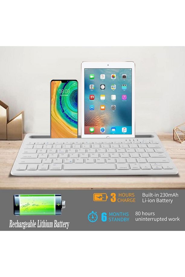Lenovo Yoga Tab 11 ZA8W0004TR 11" Uyumlu Kablosuz Bluetooth Şarj Edilebilir Tablet Telefon Standlı K - 3