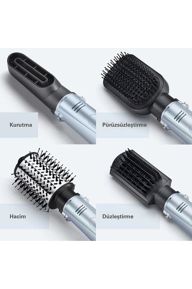 Hava Üflemeli Saç Şekillendirici Set Hydro-Fusion Serisi, 1000W, 4 Başlık, AS774E - 7