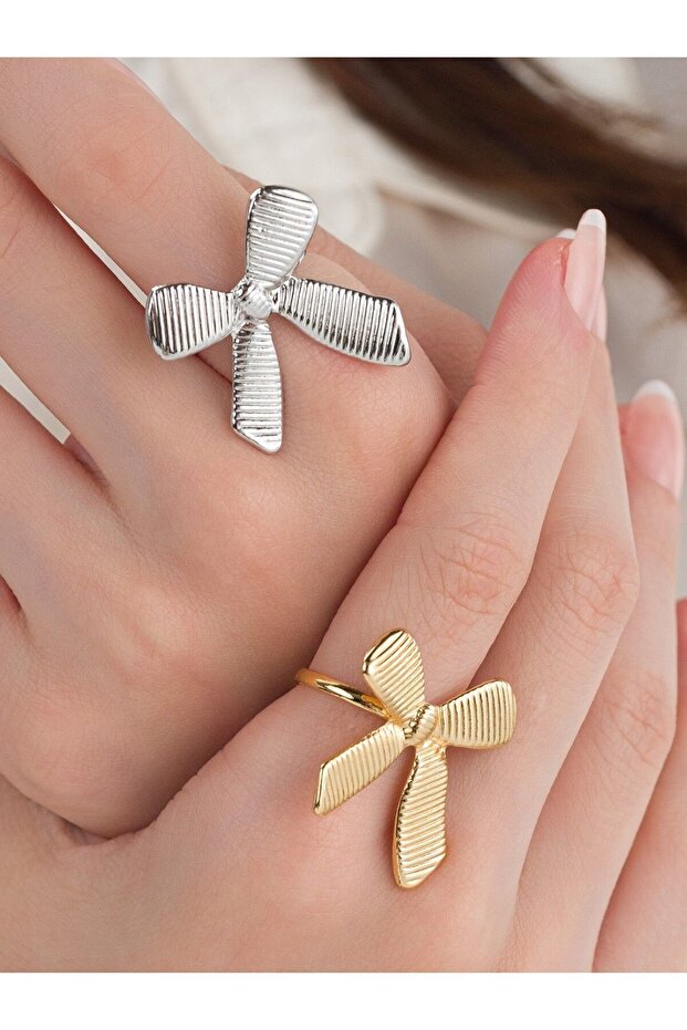 خاتم نسائي بفيونكة قابلة للتعديل - 2