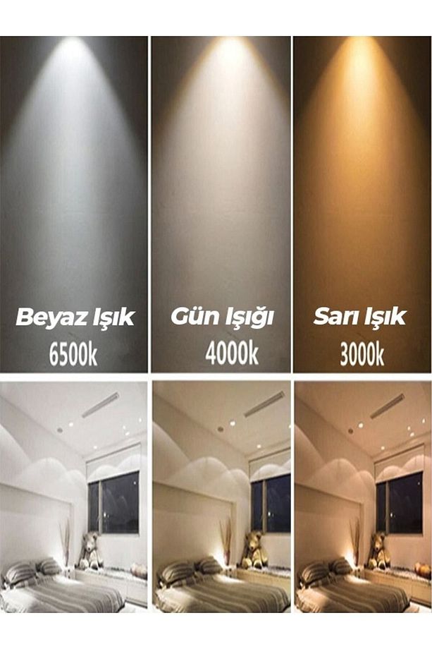 Lambader / Snake / 140 Cm / Antrasit Gövde / 3 Renkli Ledli Modern Akıllı - 5