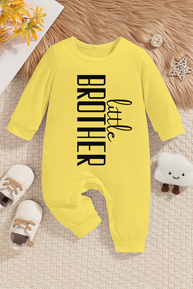 Little Brother Printed Baby Rompers 22015