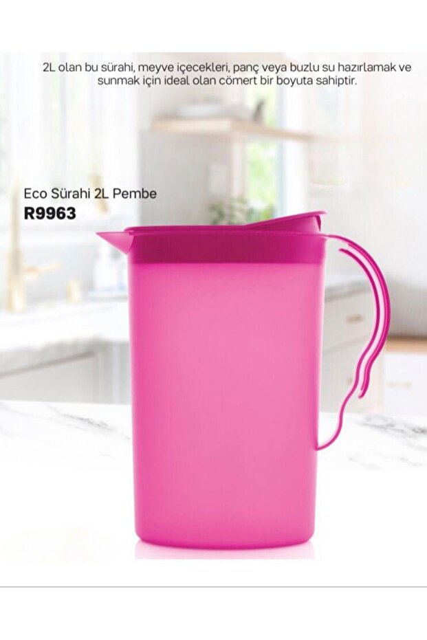 Eko Sürahi 2L Pembe - 1