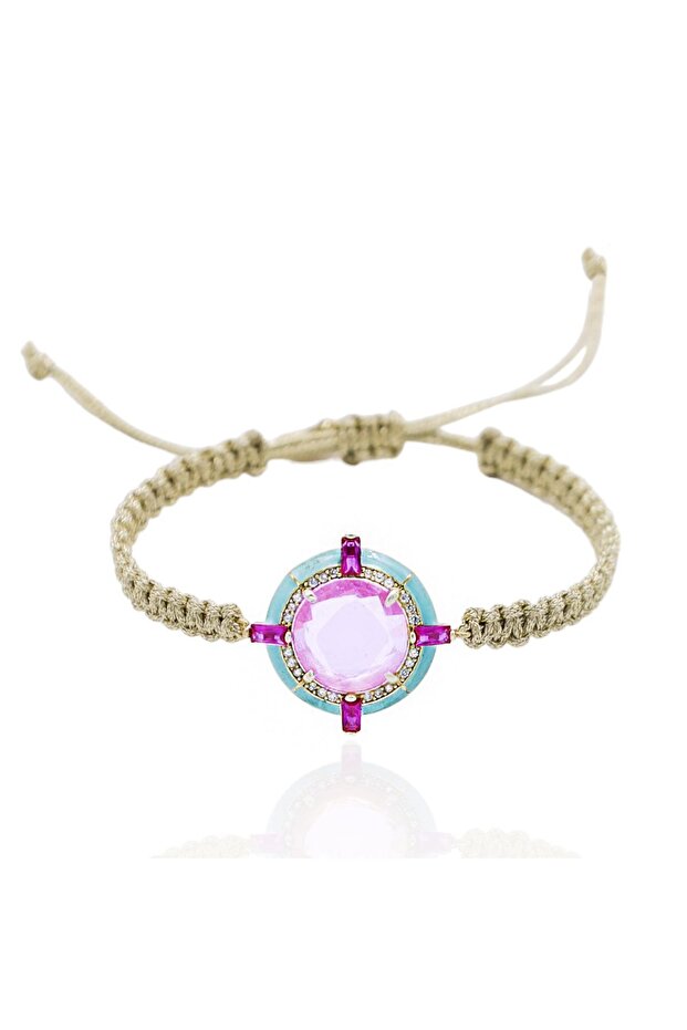 Roseate Macrame Bracelet - 1