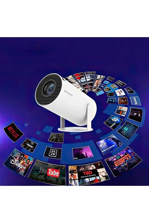Taşınabilir Projeksiyon 720P/Wifi/Bluetooth/Android 11 - 5