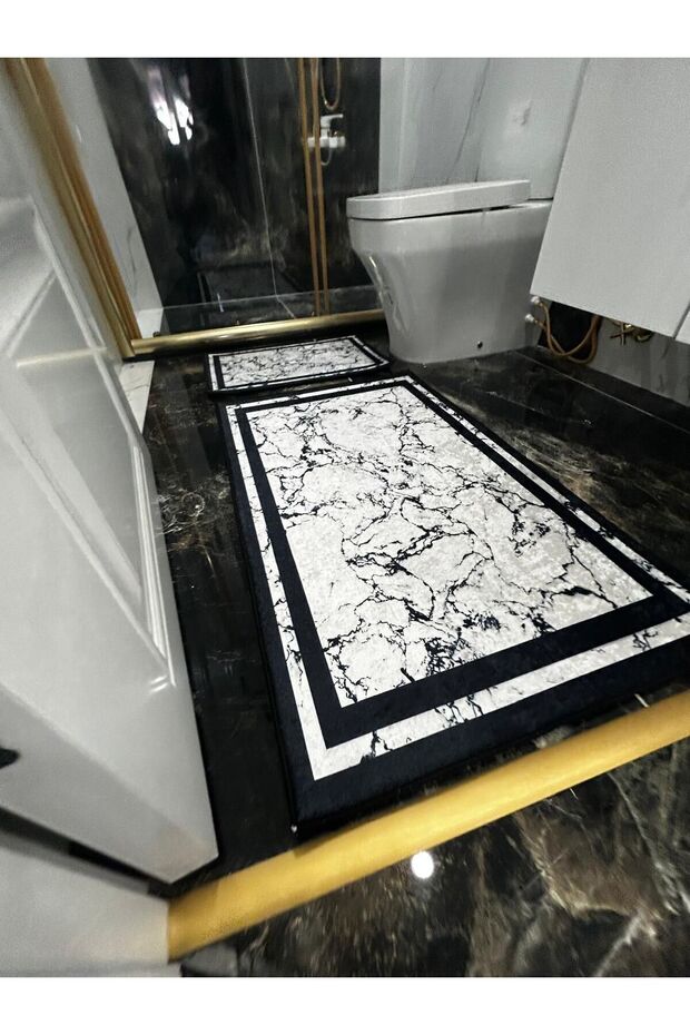 مجموعة سجادة الحمام - 2