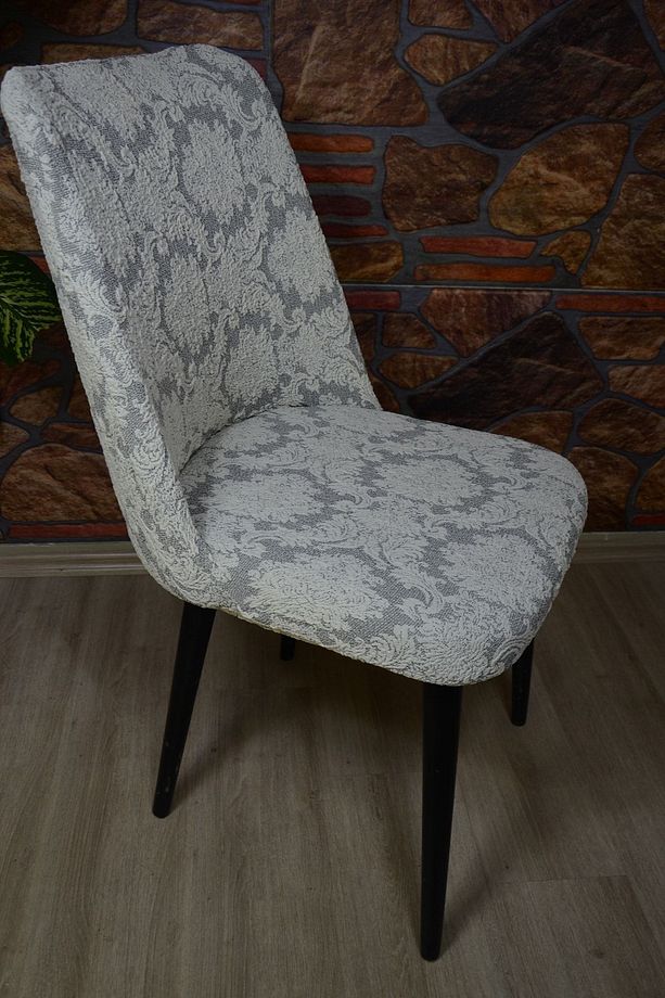 Sandalye Örtüsü Büyük Oval Jakar Kumaş - 4