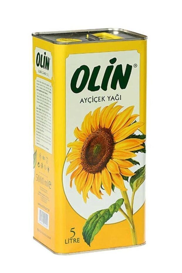 Olin Ayçiçek Yağı Teneke 5 Lt - 1