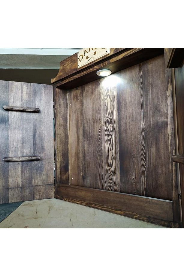 Ahşap Dart Dolabı, Dart Kabini - 2